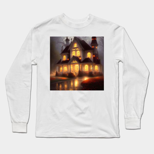 Happy Halloween House 2022 Long Sleeve T-Shirt by adorcharm